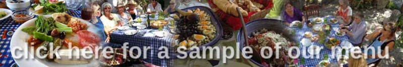 turkish painting holidays menu